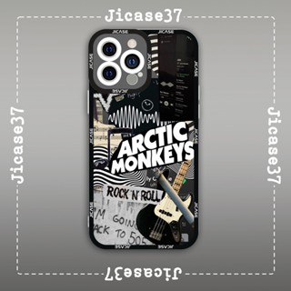 Ốp lưng iphone samsung xiaomi oppo cạnh vuông Jicase JMcase Artic Monkey Collage Spotify Aesthetic Cổ Điển