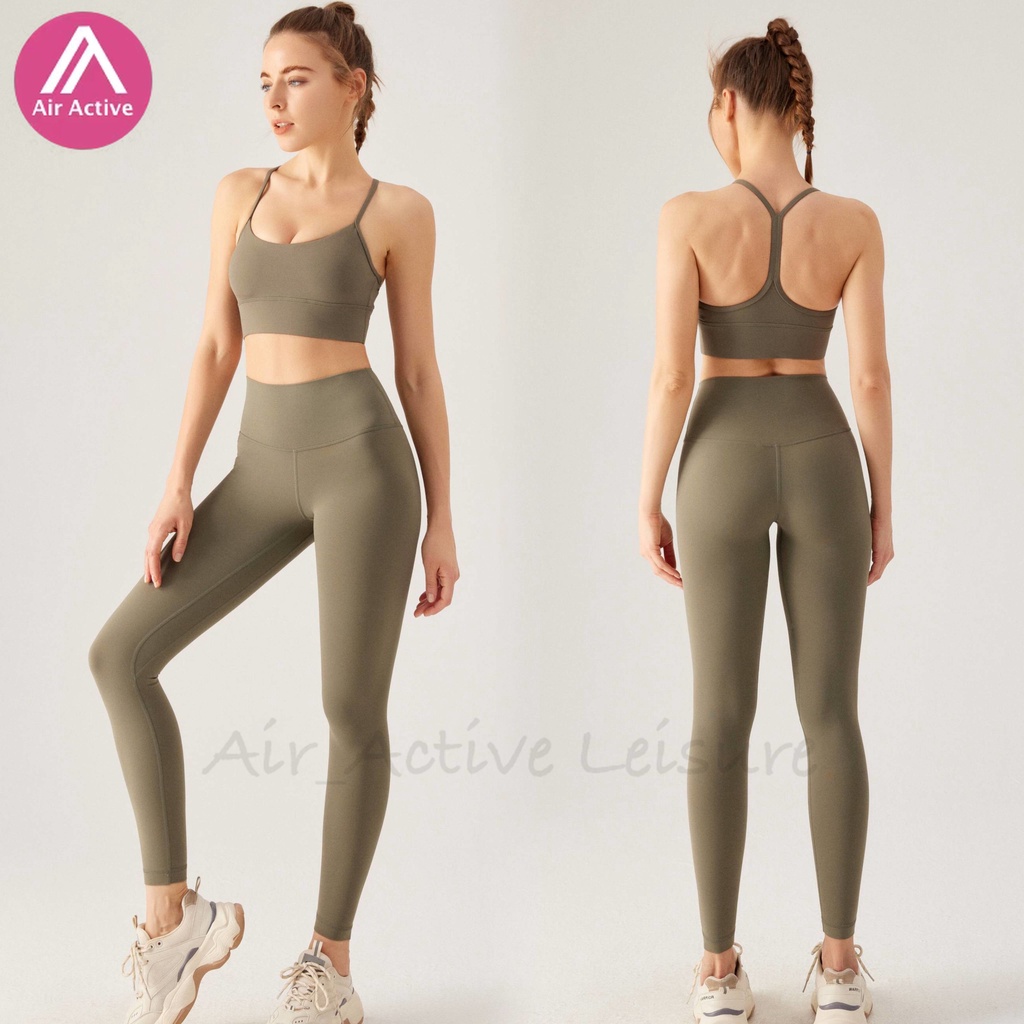 AirActive Set đồ thể thao nữ áo bra tập yoga + Quần thể thao nữ legging