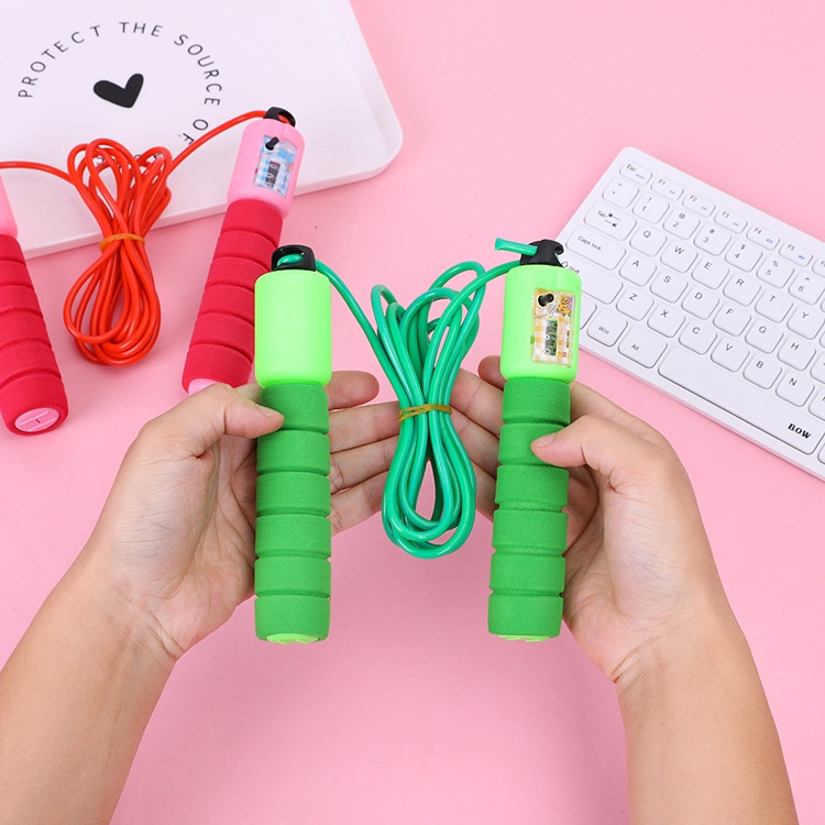 Dây nhảy thể dục đếm số vòng tự động, dây tập thể dục giảm mỡ bụng giữ eo giảm calo