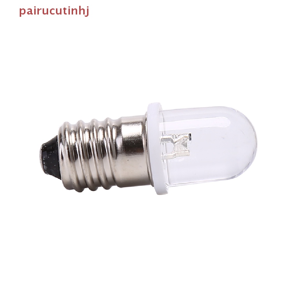 5 Bóng Đèn Led E10 DC 3V 4.5V Ánh Sáng Trắng Cao Cấp