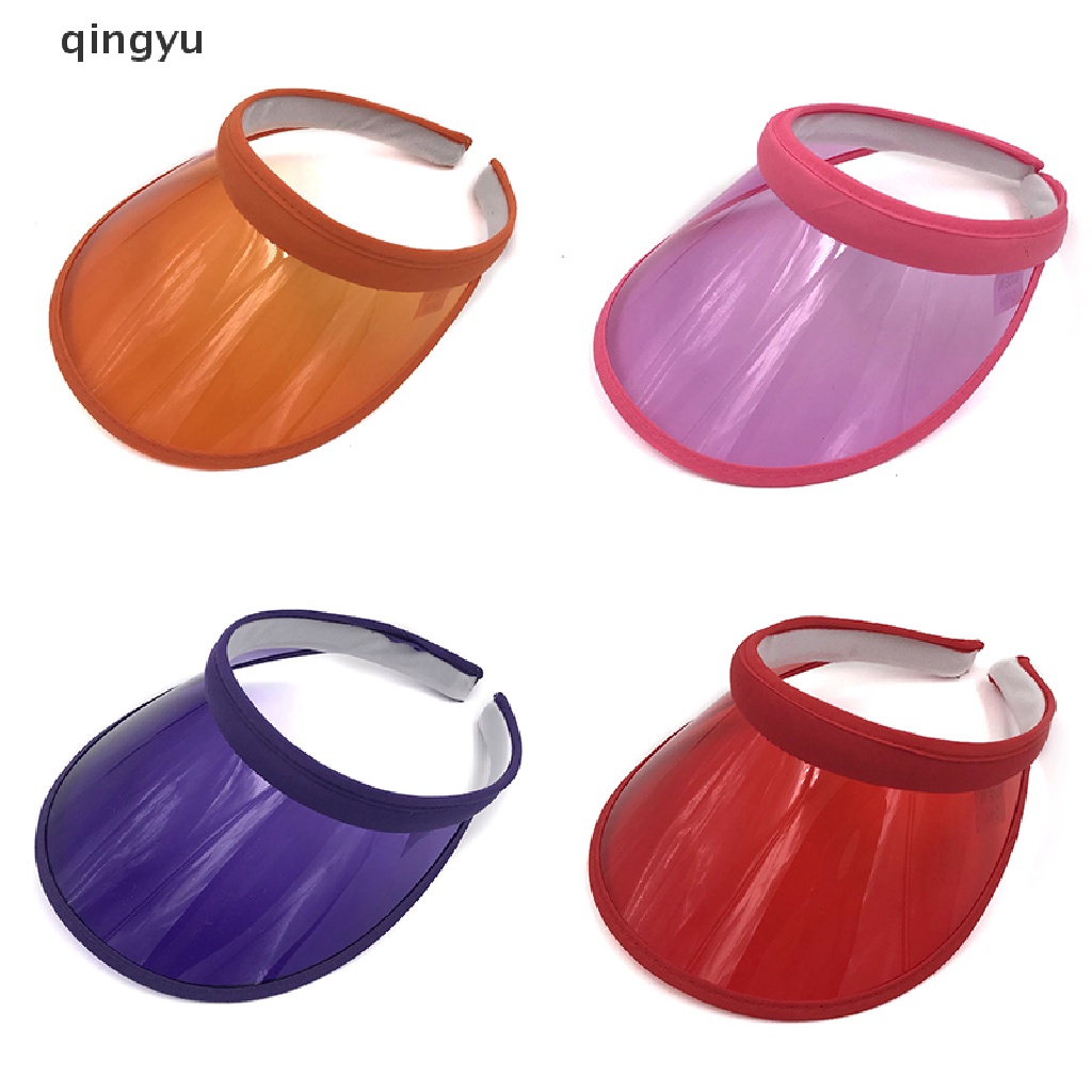 Mũ Lưỡi Trai Thể Thao Bằng Nhựa PVC Trong Suốt Chống Tia UV Mùa Hè Cho Nam Và Nữ