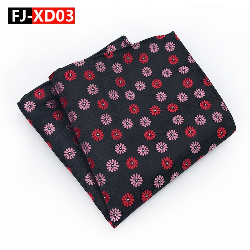 Khăn tay lụa EFAN màu trơn hình vuông bỏ túi thích hợp làm quà tặng đám cưới/sinh nhật cho nam