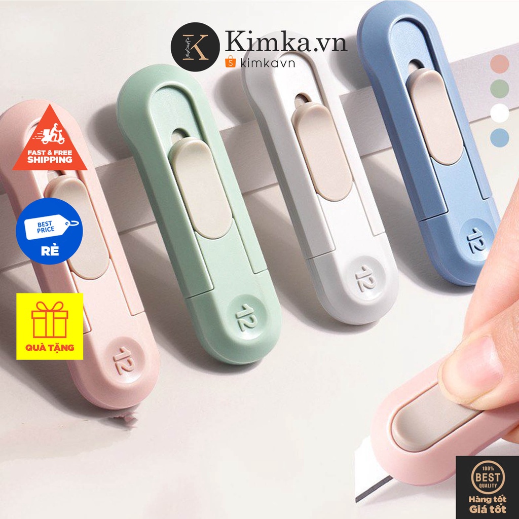 (0166) Dao Rọc Giấy Cắt Giấy Mini Deli