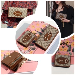 Bộ đôi ví & clutch dáng horsebit cực hot
