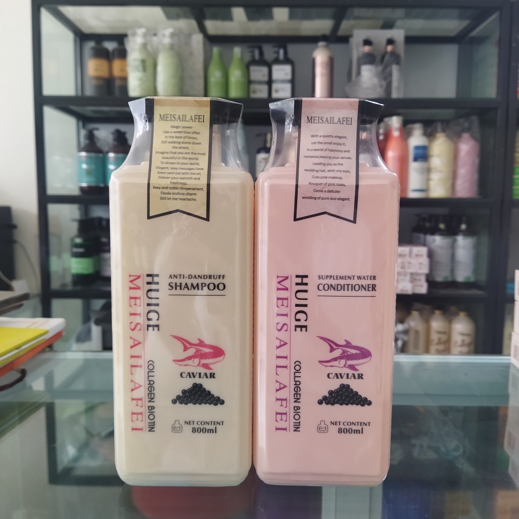 Dầu Gội Đầu Huige meisailafei Hoàn Hình Xả Siêu Mượt Lưu Hương 800ml MPQO mẫu mới