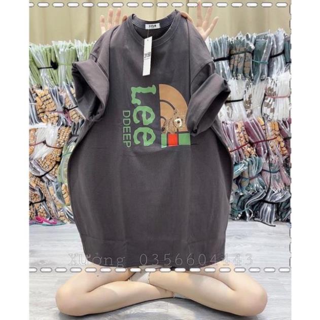 [Rẻ Vô Địch] Áo Thun 3158 Cotton Khô Form Rộng Nam Nữ Unisex Lee Gấu