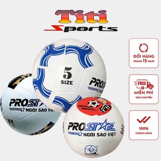 Quả bóng đá trẻ em cao su prostar chính hãng ,quả bóng cao su số 3-4-5 cao cấp - tặng kèm kim bơm