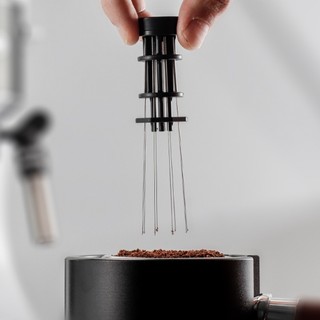Shamjina Dụng cụ khuấy bột cà phê Espresso dạng kim tán đều