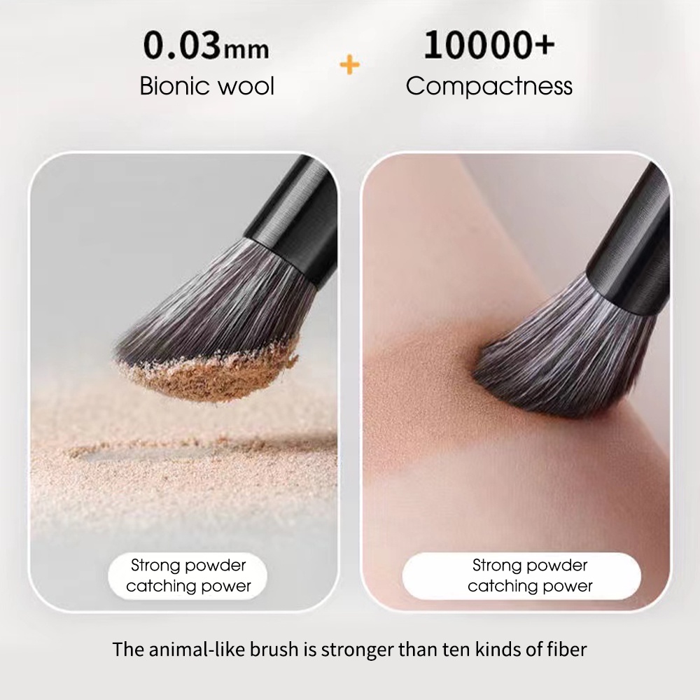 Cọ Trang Điểm Nền / Bắt Sáng Đầu Lông Mềm Đa Năng Cho Nữ