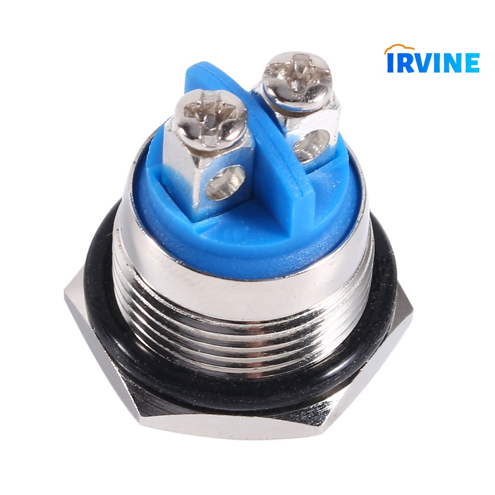 Công Tắc Nhấn / Tắt Còi Xe Hơi Bằng Kim Loại Chống Nước 12V 16mm