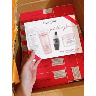 Set 4 món lancôme - dưỡng da lancome paris mon kit hydratant my soothing kit