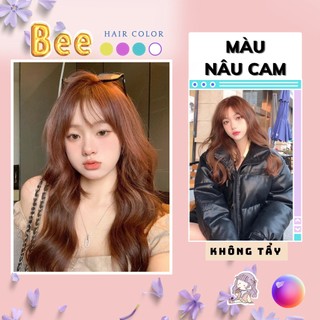 Thuốc nhuộm tóc màu NÂU CAM không tẩy | Bee haircolor, Beehaircolor