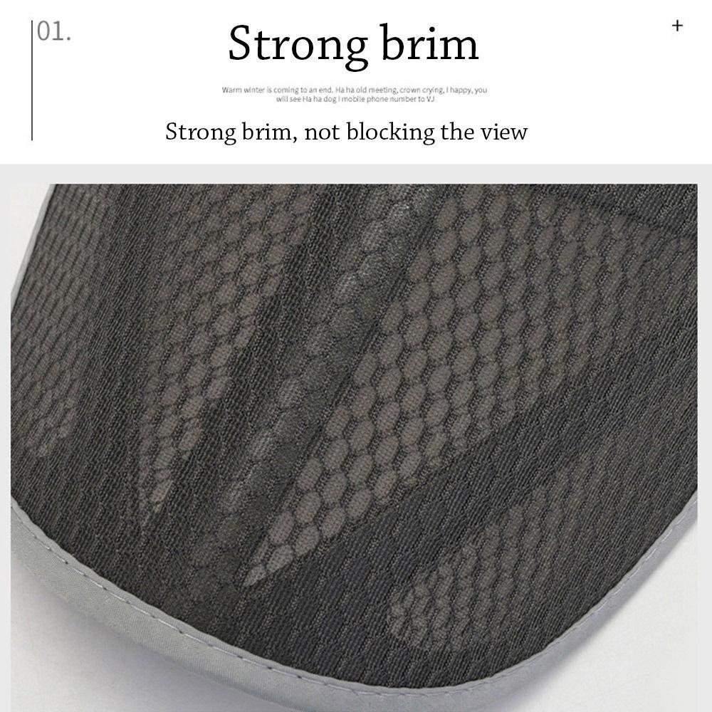 ME Mũ Rộng Vành Hở Chóp Phối Lưới Thoáng Khí Thời Trang Mùa Hè