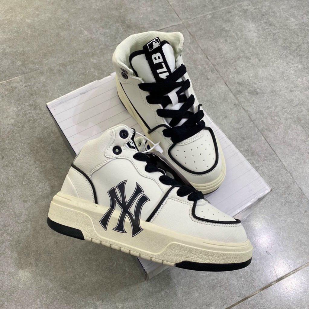 Giày NY MLB Liner Đen Cao Cổ Đế 5cm,Giày Sneaker Chunky các màu dành cho nam nữ full box bill-NT