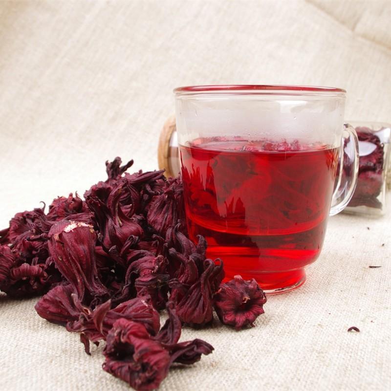 1Kg trà hoa atiso -dâm bụt (hibiscus, atiso đỏ) khô loại đẹp nguyên bông
