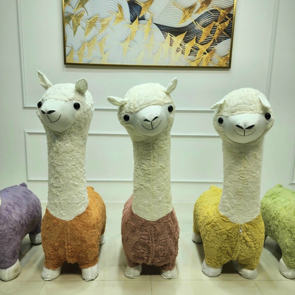 Ghế Đồ Chơi Trẻ Em Lạc Đà Alpaca T90, Nệm Bông Mịn, Hàng Nhập Khẩu Cao Cấp Hiện Đại - Ảnh Thật Hàng Sẵn