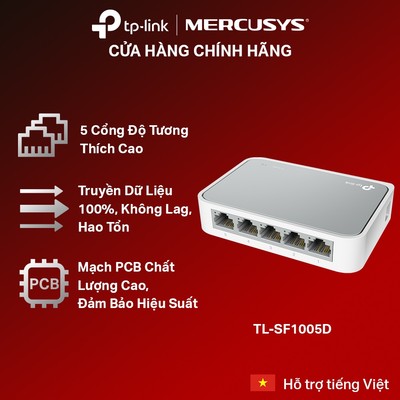 Bộ Chia Tín Hiệu TP-Link TL-SF1005D 5 cổng Switch 5 ports 10/100Mbps