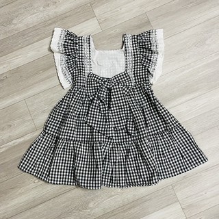 HTK- Váy kẻ Liebe size 1/2y-5/6y (form ngắn 8-18kg)