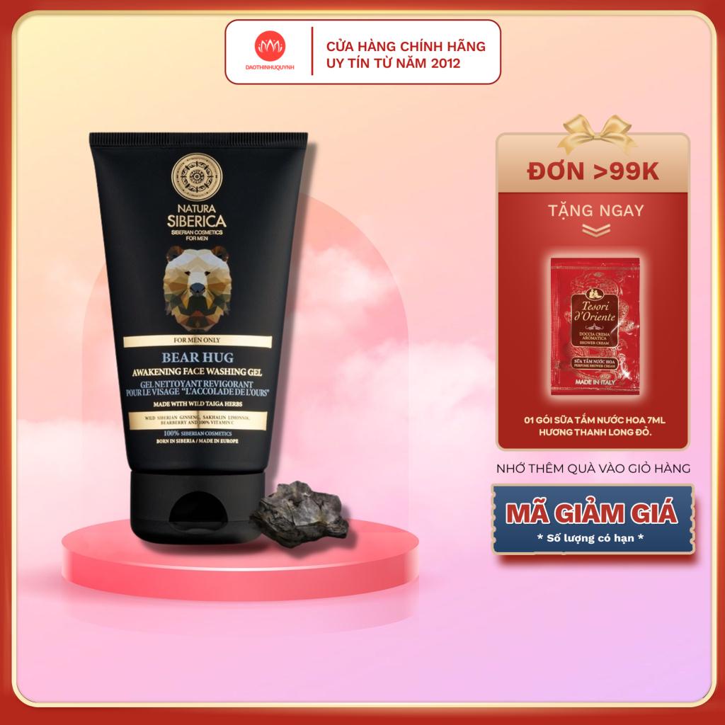 Gel Rửa Mặt Nam Giới Sạch Sâu Và Đều Màu Da Natura Siberica Men 150ml