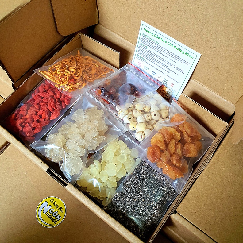 Set Lớn 750g - Chè Dưỡng Nhan Tuyết Yến