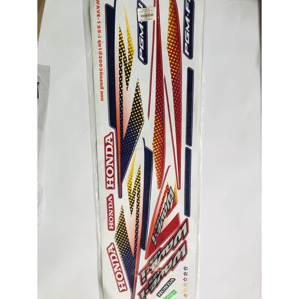 Tem Wave i 125-2003 Đỏ Tím Thái