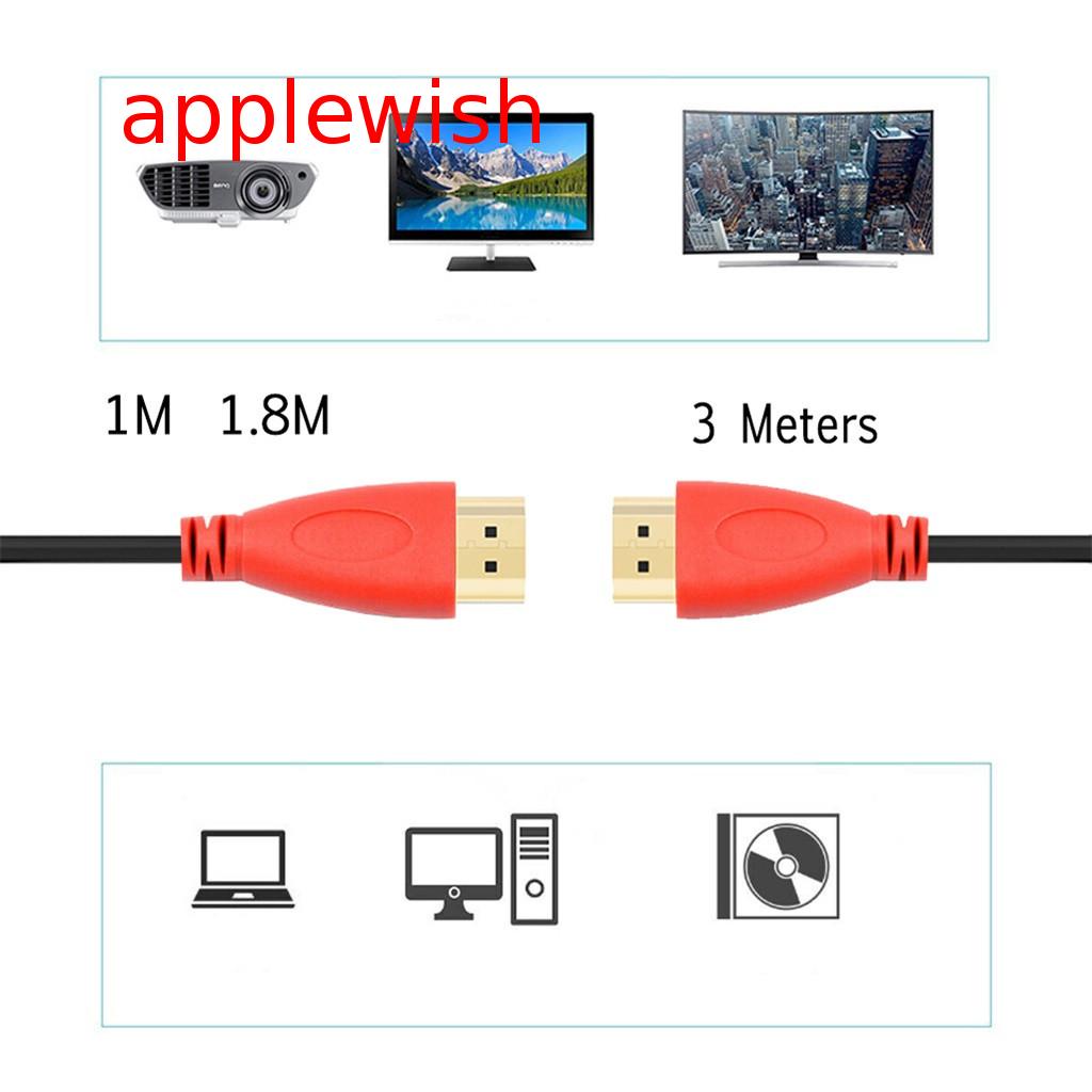 Dây Cáp HDMI 2.0 Cho BLURAY 3D DVD PS3 HDTV LCD HD TV 2160P 1M,1.8M,3M