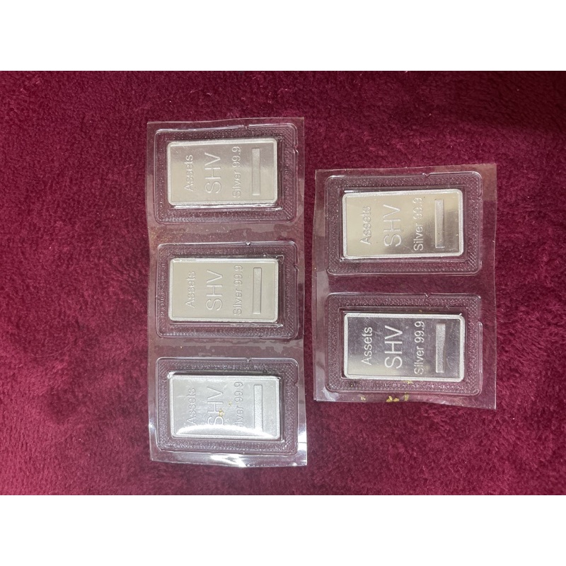 Bạc/Silver miếng nguyên chất 99.9