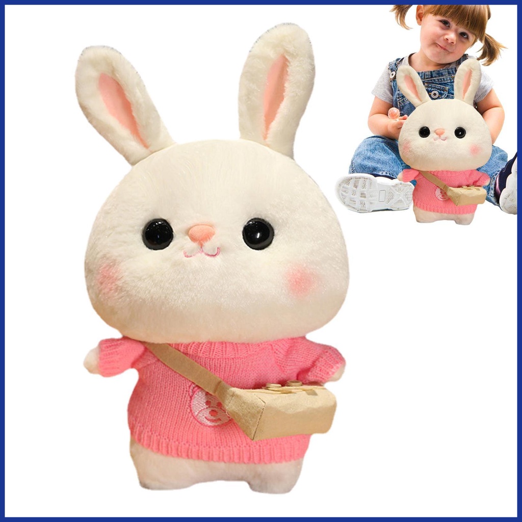Đồ chơi nhồi bông Hình Thỏ Dễ Thương Cho Bé
