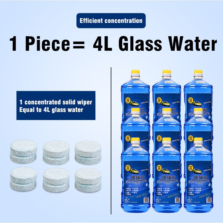 1 Viên Sủi Vệ Sinh Kính Chắn Gió Xe Hơi Tiện Lợi