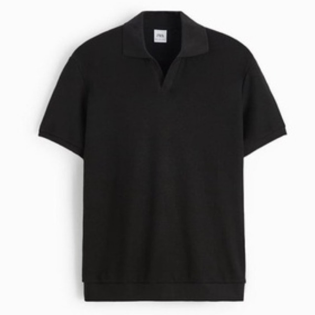 Áo polo dệt kim Zara authentic KNIT size S