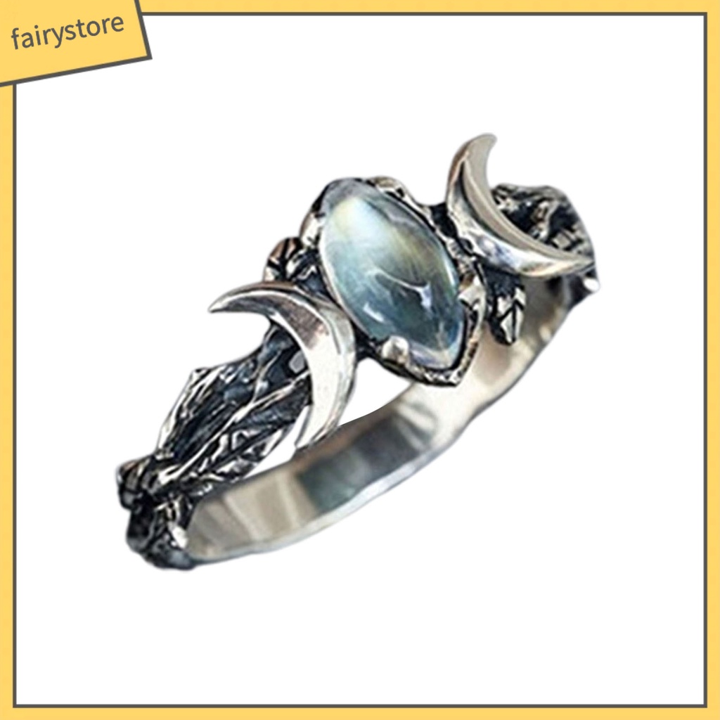 Nhẫn Đính Đá Phong Cách Bohemia Cổ Điển [Fairy1] Cho Nữ