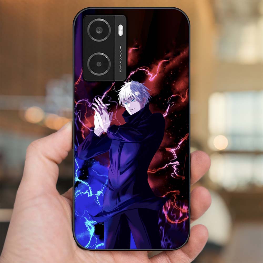 Ốp lưng Samsung A04 viền đen in hình Satoru Gojo Jujutsu Kaisen Chú Thuật Hồi Chiến