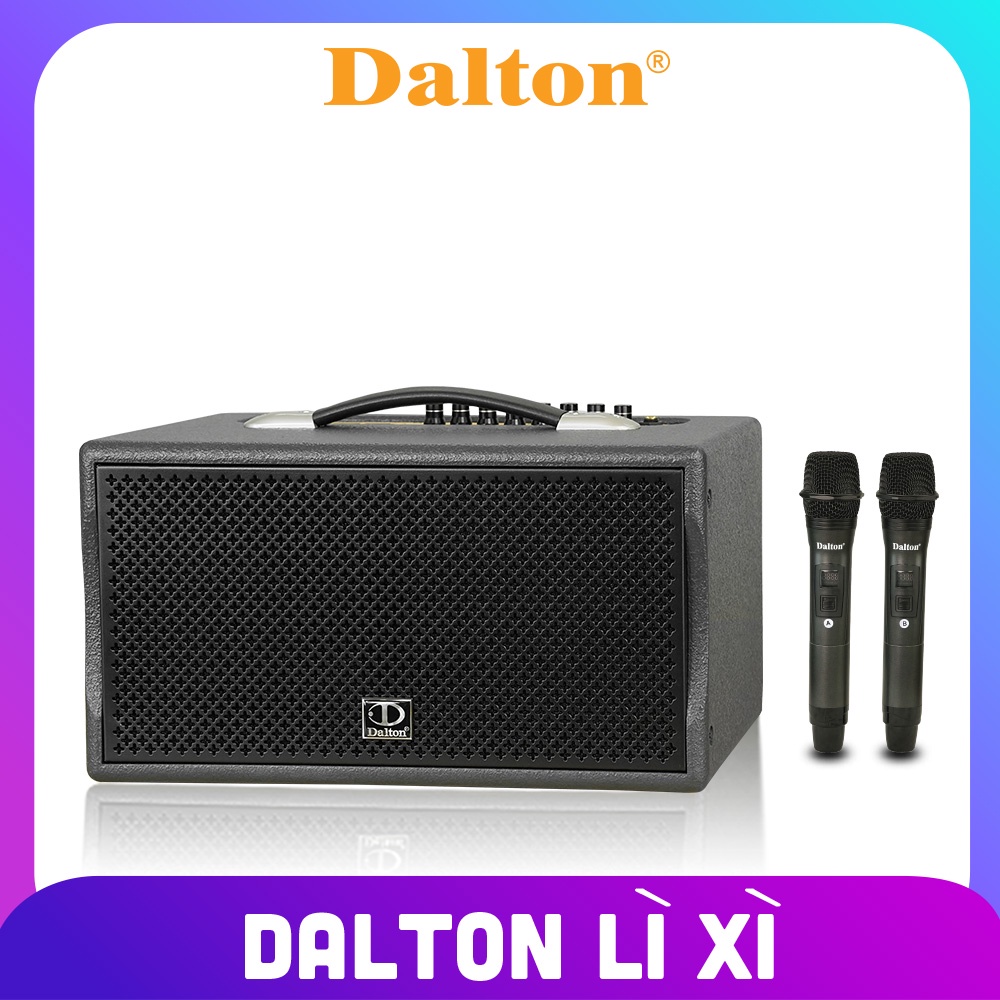 Loa karaoke, loa nghe nhạc di động Dalton PS-K106A công suất 180W bass 1.6 tấc, kích thước nhỏ gọn, giải trí tiện lợi.