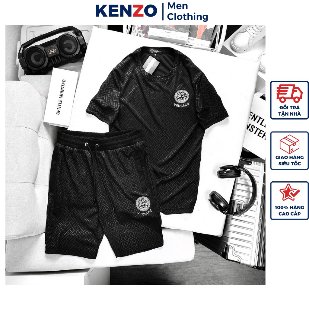 Bộ hè thể thao nam cao cấp Hàng Hiệu Kenzo KN27 Bộ quần áo nam mặc nhà thun lạnh chất mát hàng xịn đẹp phom chuẩn 2023