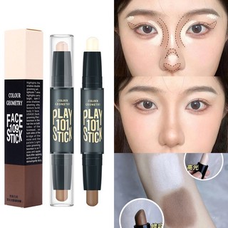 Thỏi kem tạo khối hai đầu che khuyết điểm chống thấm nước trang điểm tự nhiên