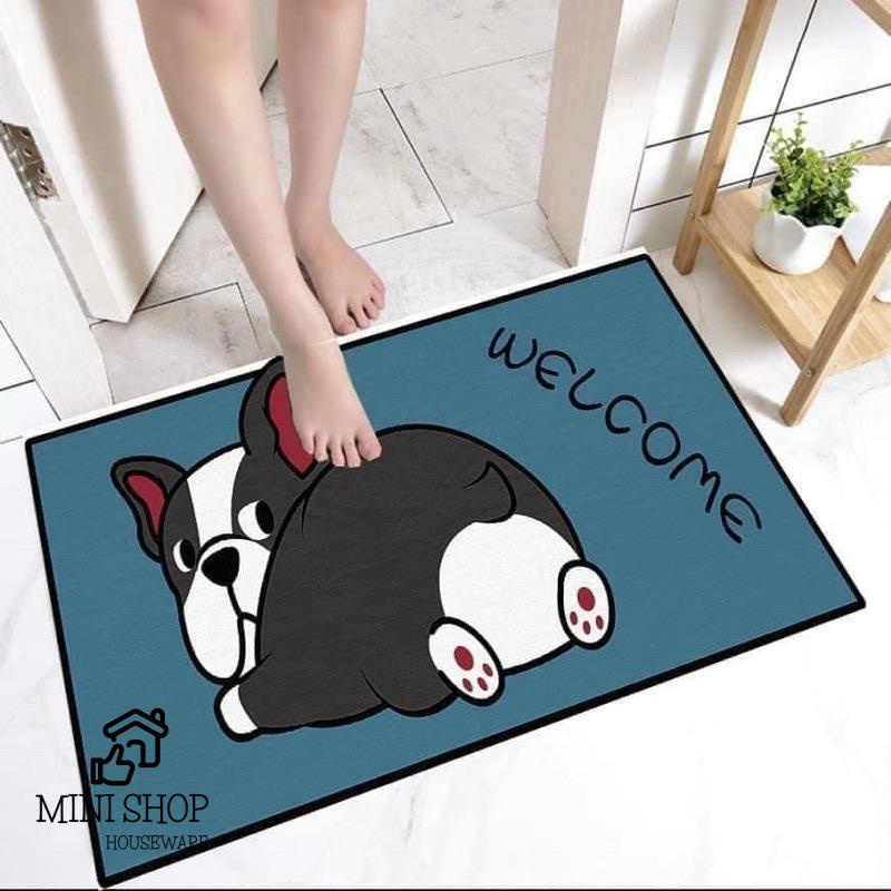 Thảm Lau Chân Hình Thú Cưng 3D Chống Trượt - Mẫu Mới
