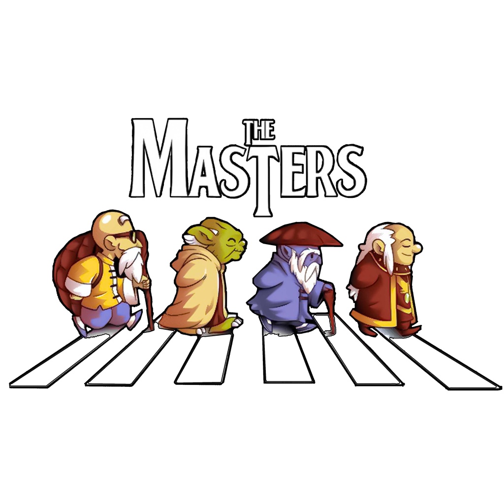 Áo thun trắng nam nữ in hình The Master tay ngắn form rộng Unisex