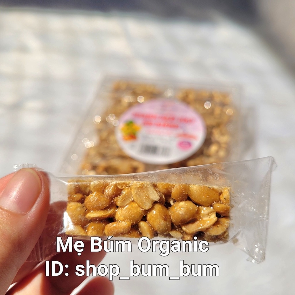 Thanh kẹo lạc (kẹo đậu phộng) ăn kiêng YoungBack - Hộp 185g 16 thanh - chuyên cho người tiểu đường, ăn kiêng, giảm cân