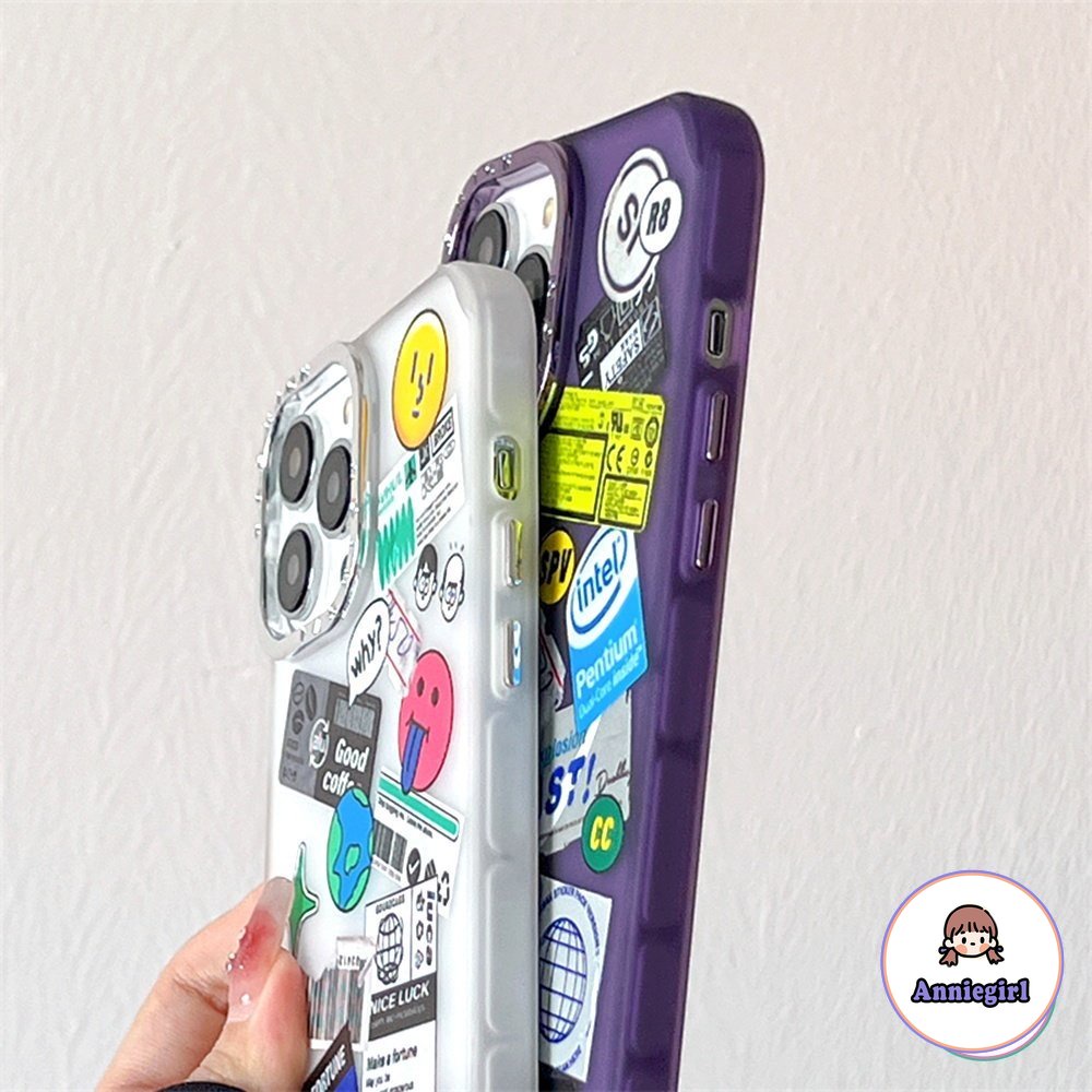 Ốp Điện Thoại TPU Mềm Chống Sốc In Nhãn Dán Mã Vạch Sang Trọng Cho IPhone 11 14 Pro Max 13 12 11 Pro Max