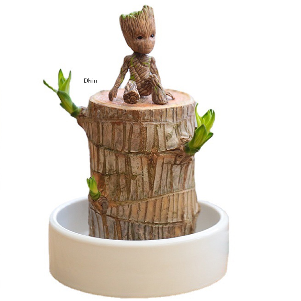 [Dhin] Chậu Cây Nhỏ Groot er Trang Trí Nhà Cửa / Văn Phòng