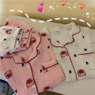 (Order 7-10 ngày) Bộ quần áo pijama lợn ỉn (kèm ảnh thật)