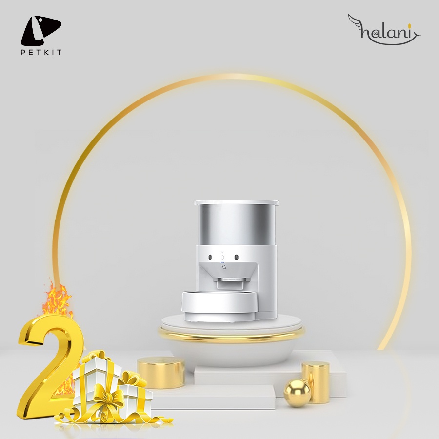 Máy Nhả Hạt, Cho Mèo Ăn Tự Động Petkit Fresh Element Dung Tích 3L BH 12 Tháng