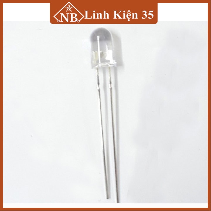 Led đơn 5mm siêu sáng gói 1000 bóng (ánh sáng tinh khôi) màu đỏ /trắng /xanh lá/ xanh dương/ vàng tùy chọn
