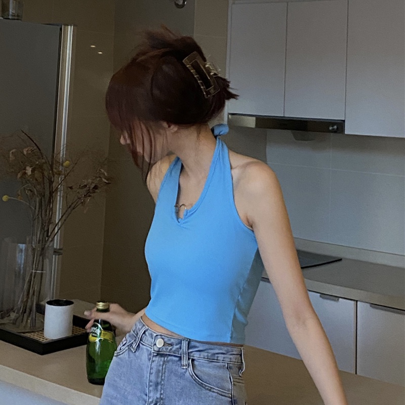 IELGY     Áo Khoác Ngoài Không Tay Thiết Kế Cảm Giác Chạm niche Dành Cho Bạn Nữ