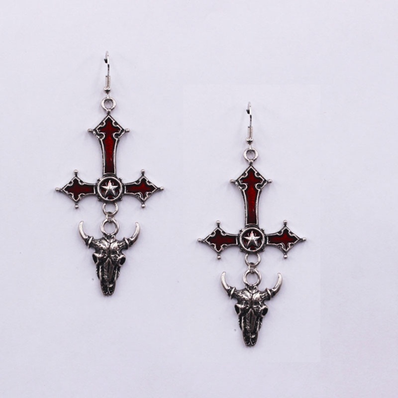 Khuyên Tai Hình Thánh Giá Phong Cách Gothic