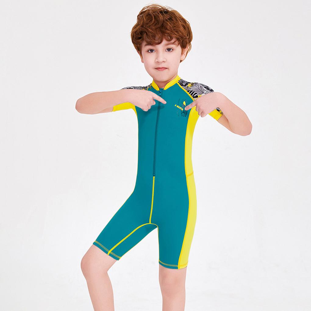Bộ Đồ Bơi Lặn Thoáng Khí Nhanh Khô Có Khóa Kéo Sau Lưng Dành Cho Trẻ Em
