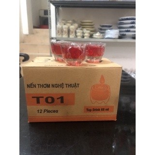Set 2 Cốc Nến Thơm Đặt Bàn Thờ Loại Bé