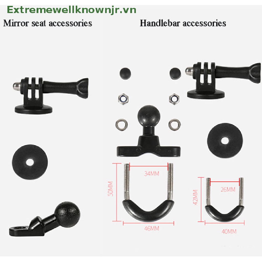 Giá Đỡ Camera Hành Trình GoPro Hero Gắn Tay Lái Xe Đạp Xe Máy