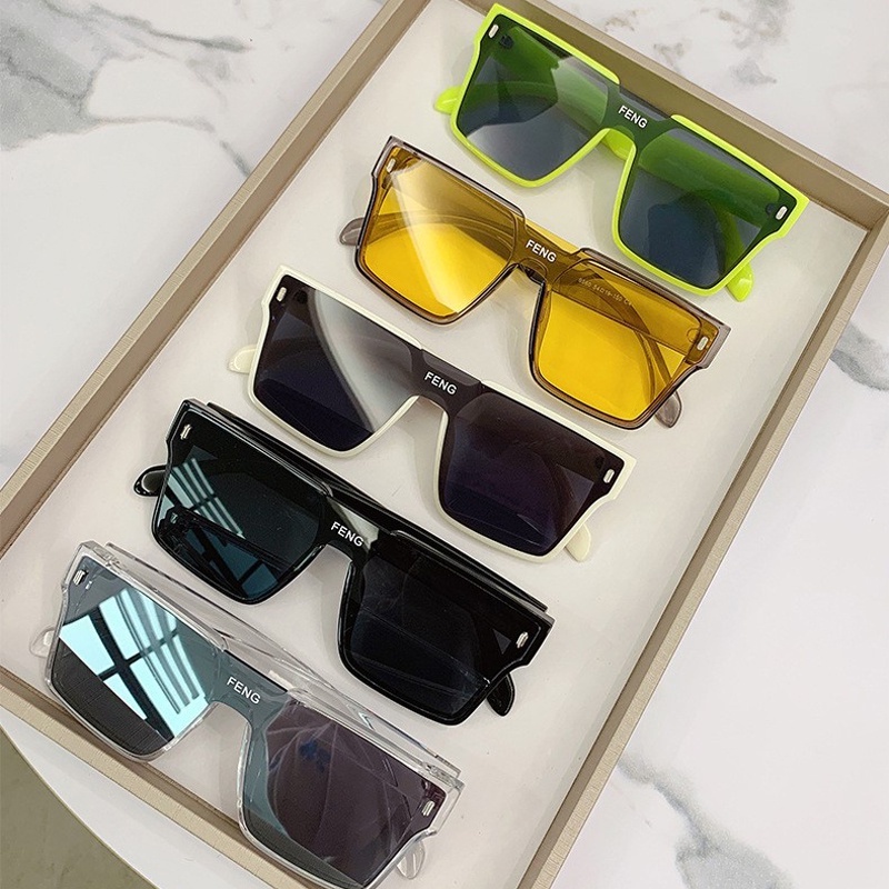 Kính Mát Thời Trang Khung Vuông Cổ Điển Cho Nữ