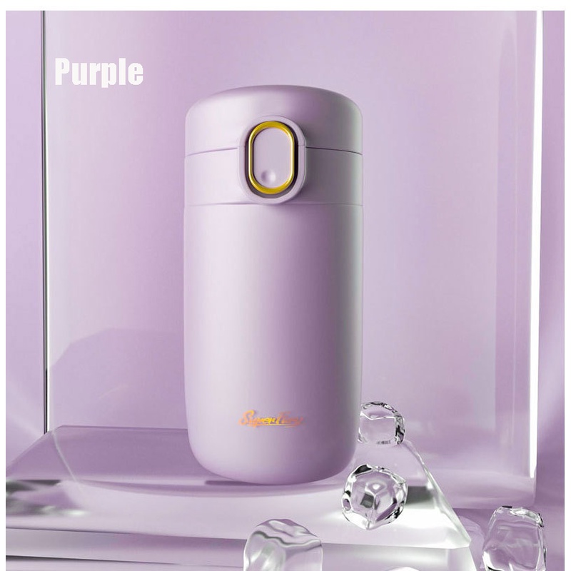 Cốc Cà Phê Giữ Nhiệt Chống Rò Rỉ 330Ml Cốc Trà Bong Bóng Cốc Du Lịch Cách Nhiệt Chân Không Cốc Nước Cà Phê Du Lịch Mini Thời Trang Instagram Flowerdance